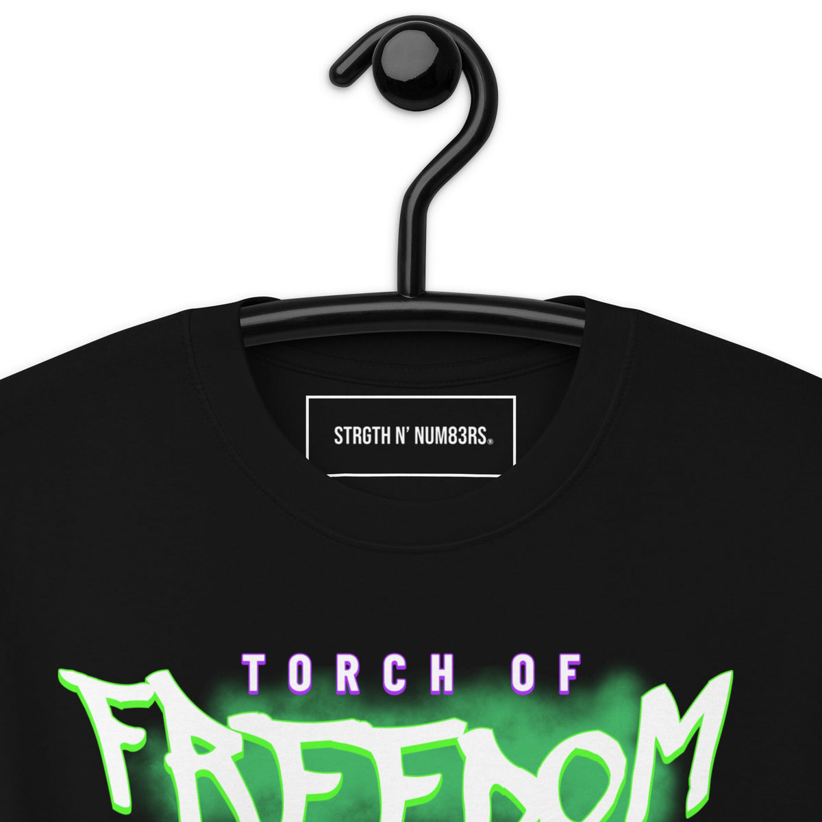 STRGTH N NUM83RS Freedom Graphic Premium Tee Black 