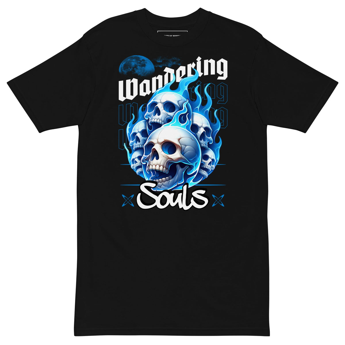 STRGTH N NUM83RS Wondering Souls Premium Graphic Tee Black