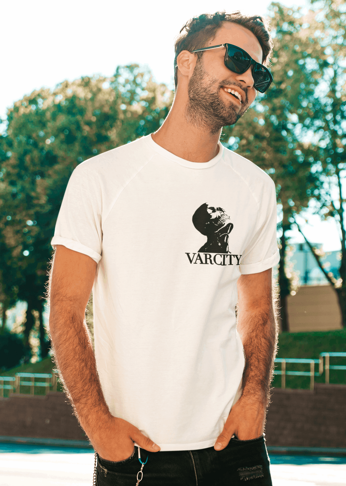 Varcity Skeleton Graphic Streetwear