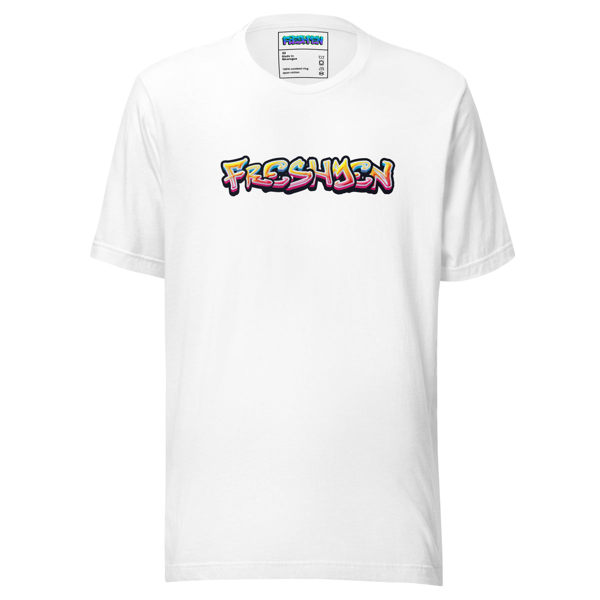 Freshmen Neon Graffiti Logo Unisex T-Shirt