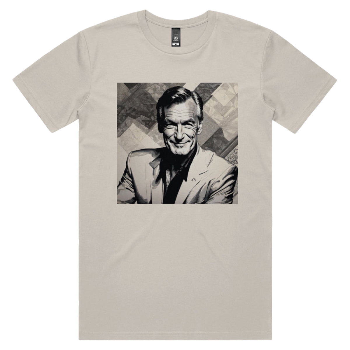 Varcity Eligible Gents Hef Homage T Shirt Ecru