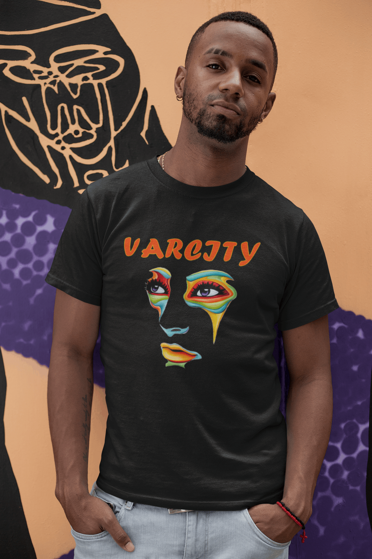 Varcity Exotic Expressions Collection Tee Black