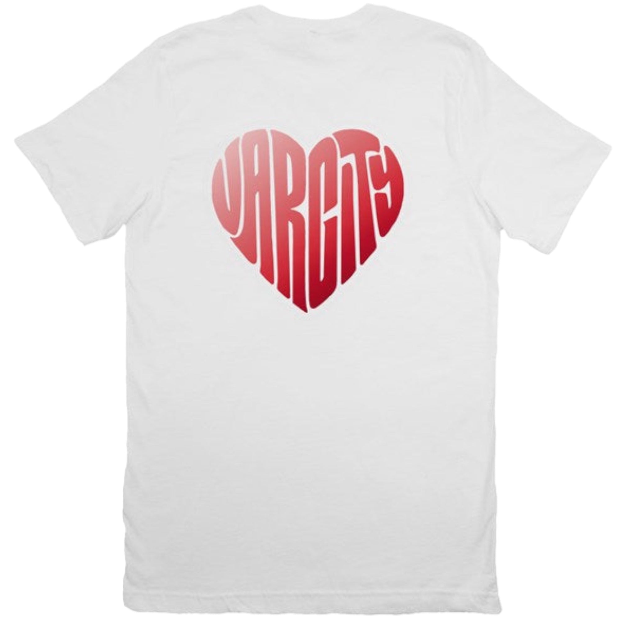 Varcity Heartthrob Logo Tee White