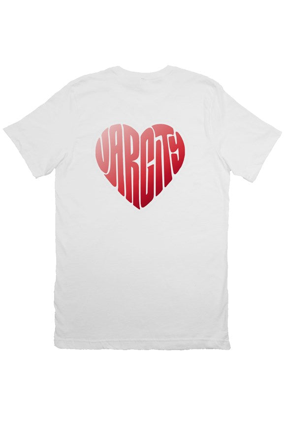 Varcity Heartthrob Logo Tee White