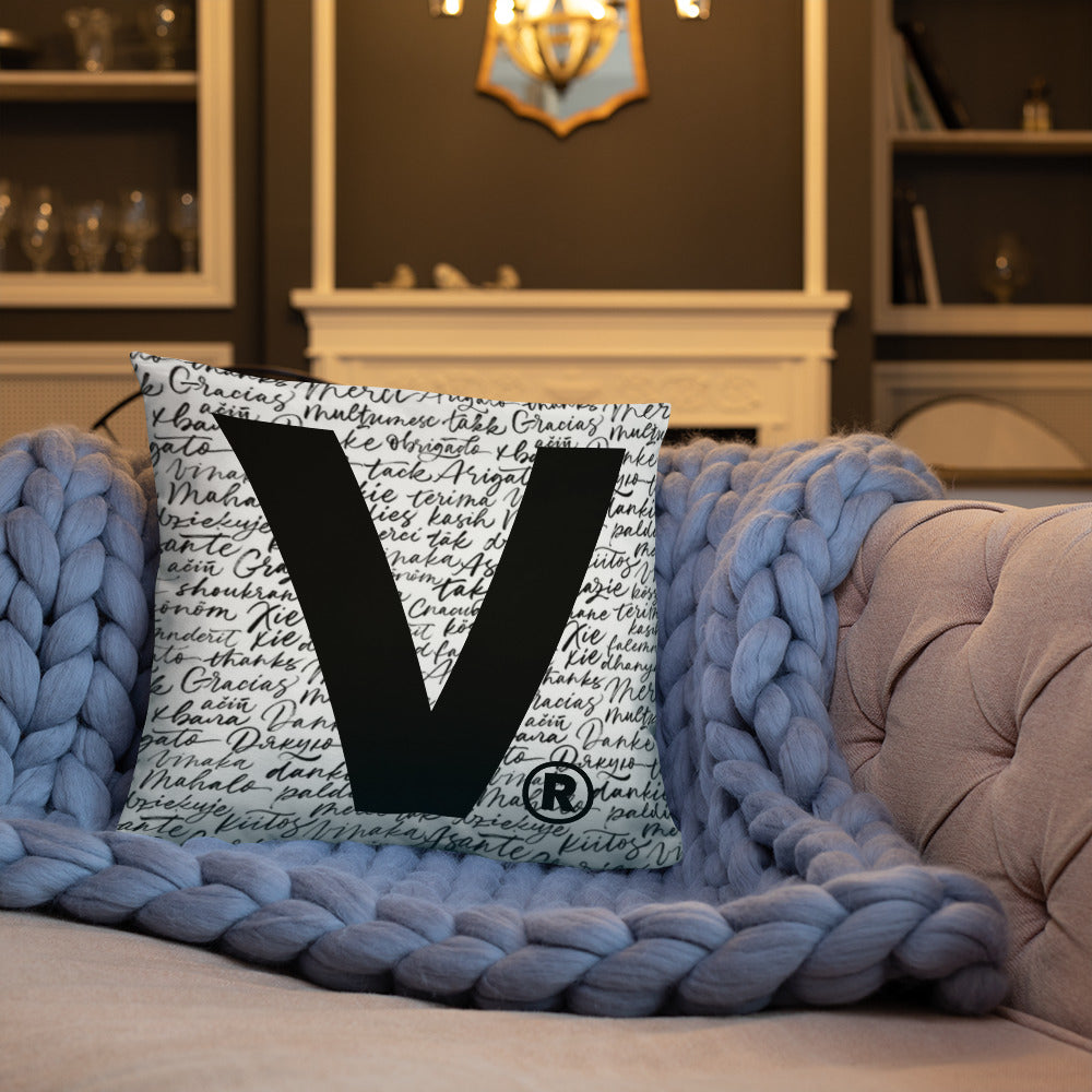 Varcity Iconic V Decorative Accent Pillow