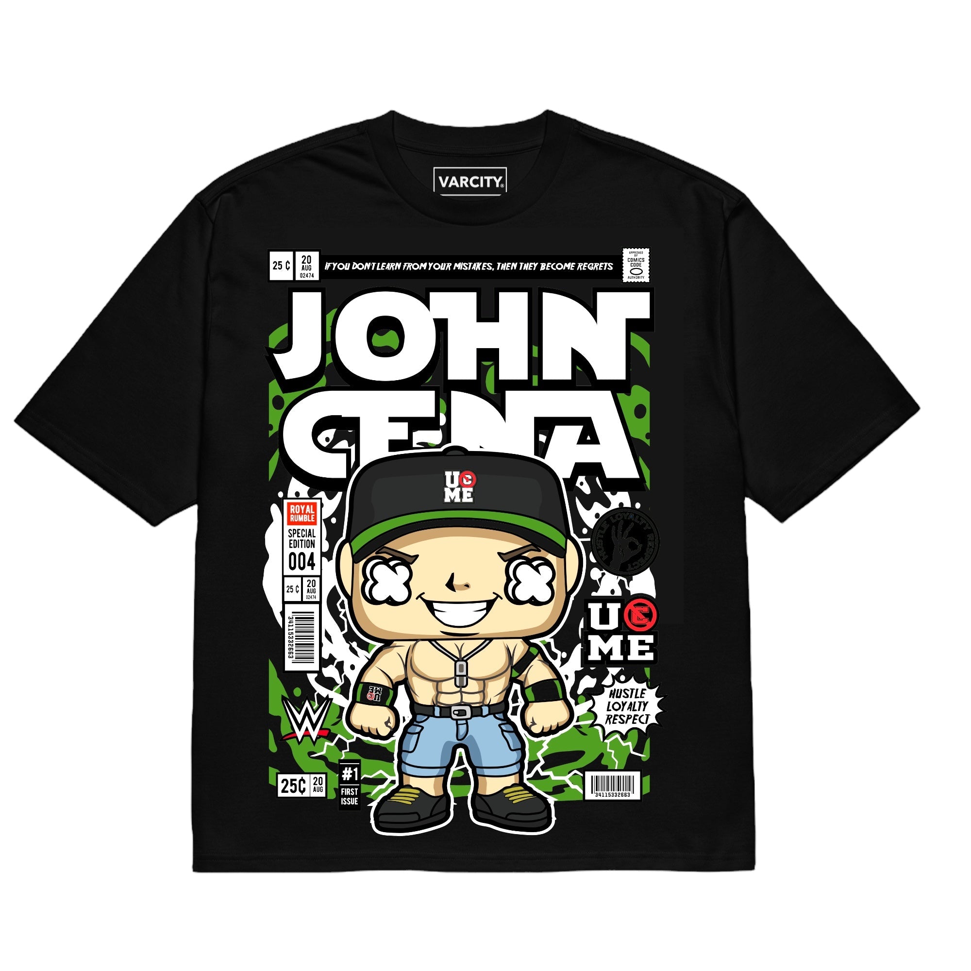 Varcity John Cena Pop Art Premium Tee Black