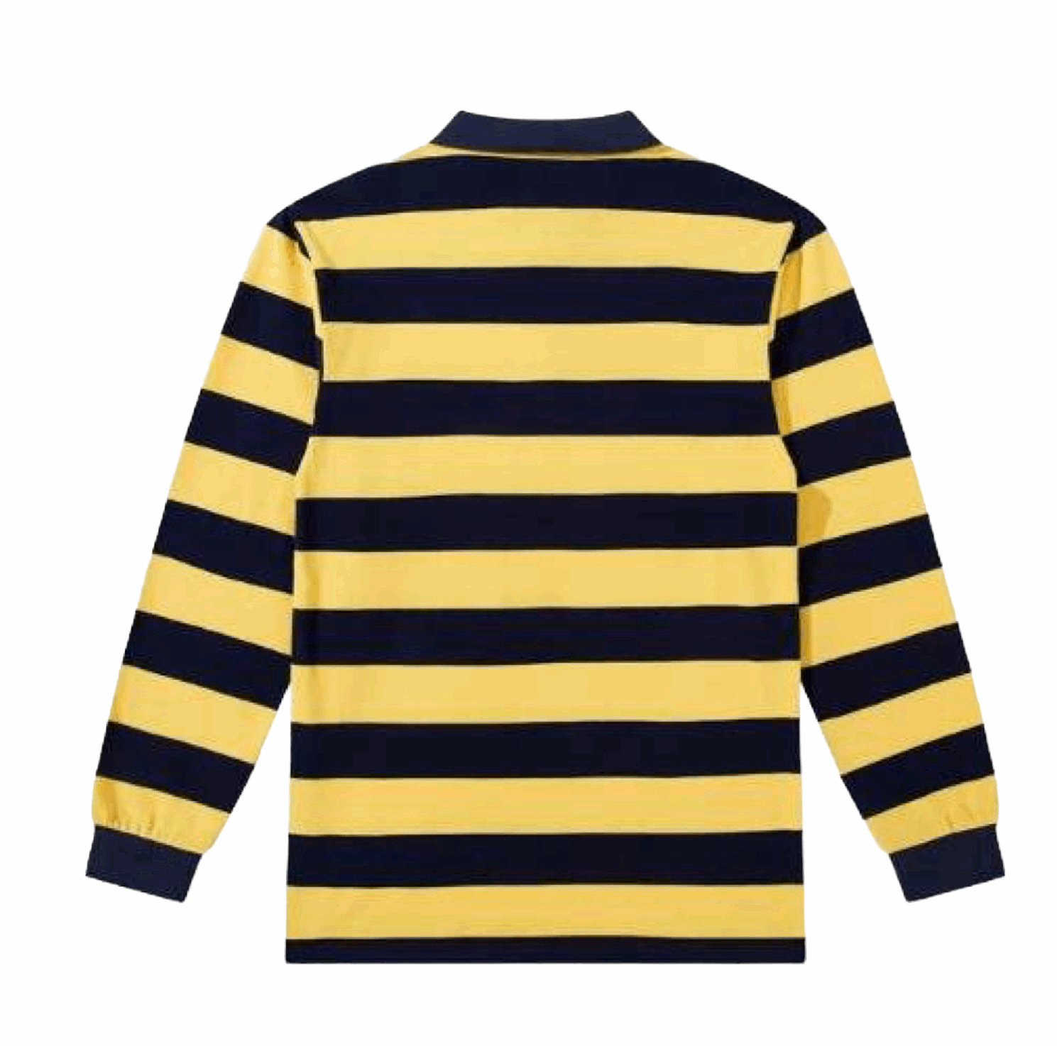 Varcity Long-Sleeve College Prep Striped Polo Shirt