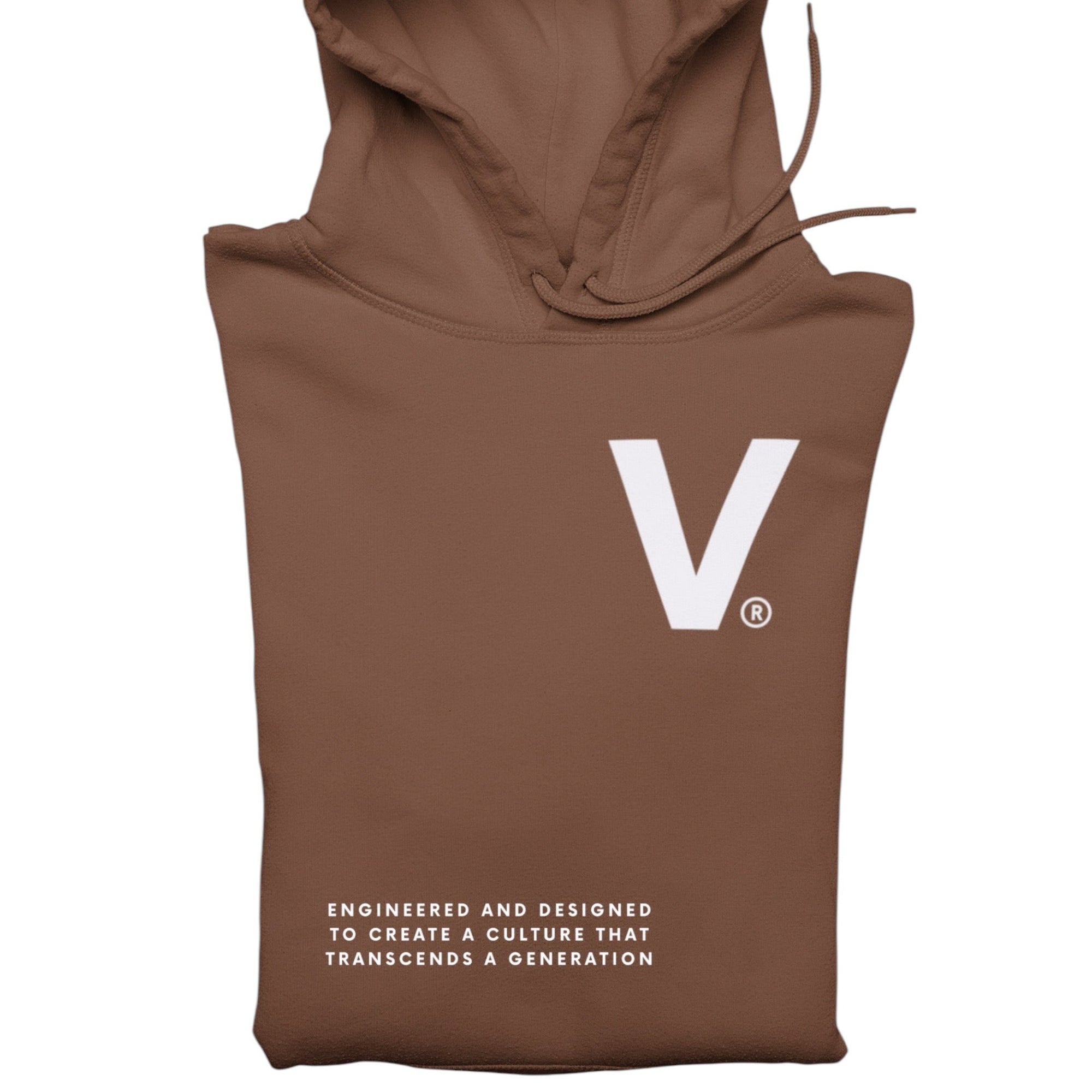 Varcity Fundamentals Iconic V Statement Hoodie Walnut