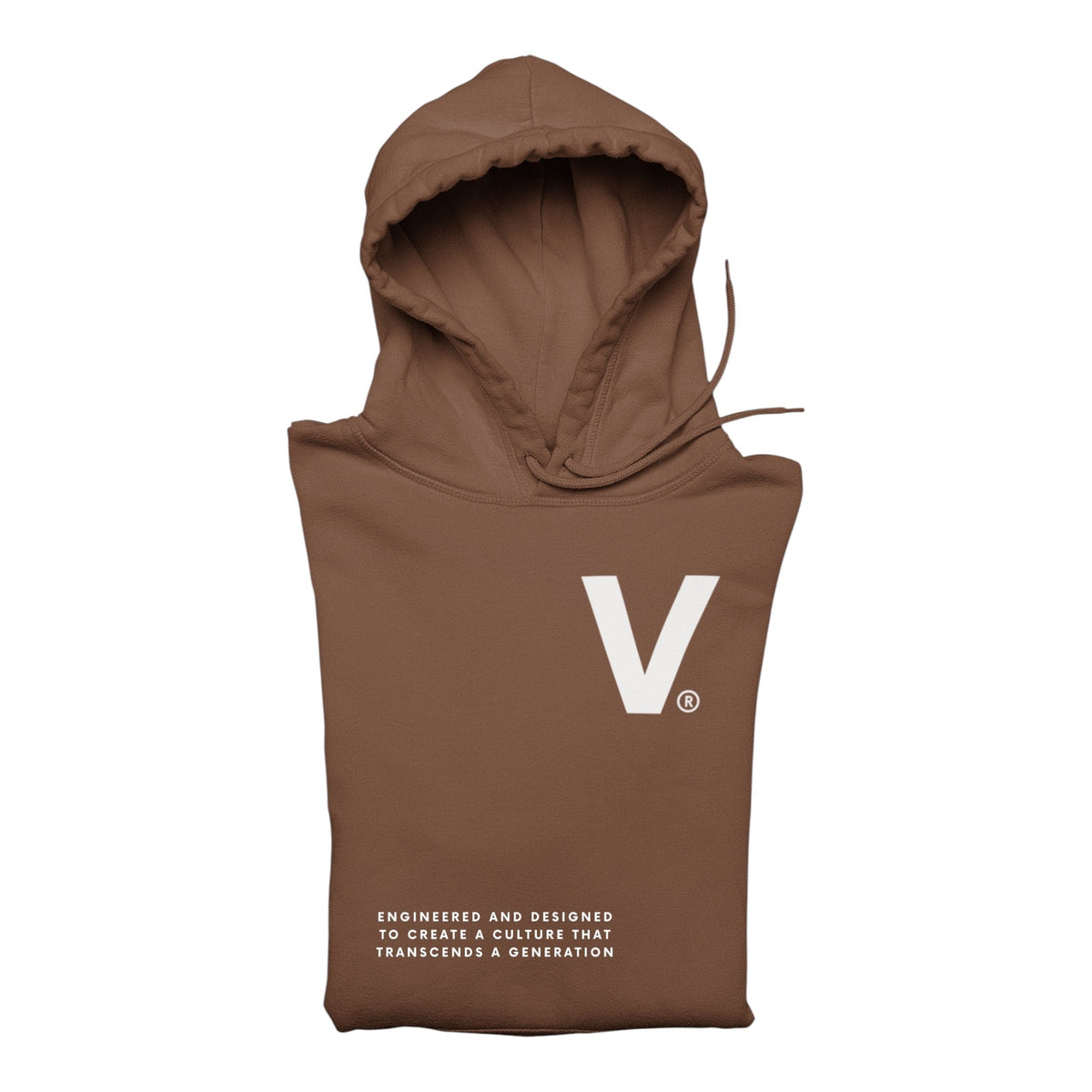 Varcity Fundamentals Iconic V Statement Hoodie Walnut