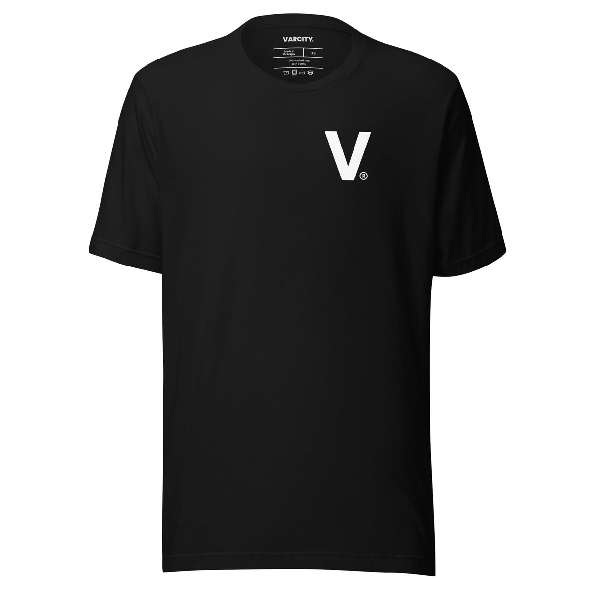 Varcity ® Fundamentals Iconic V  LT Logo T Shirt Black