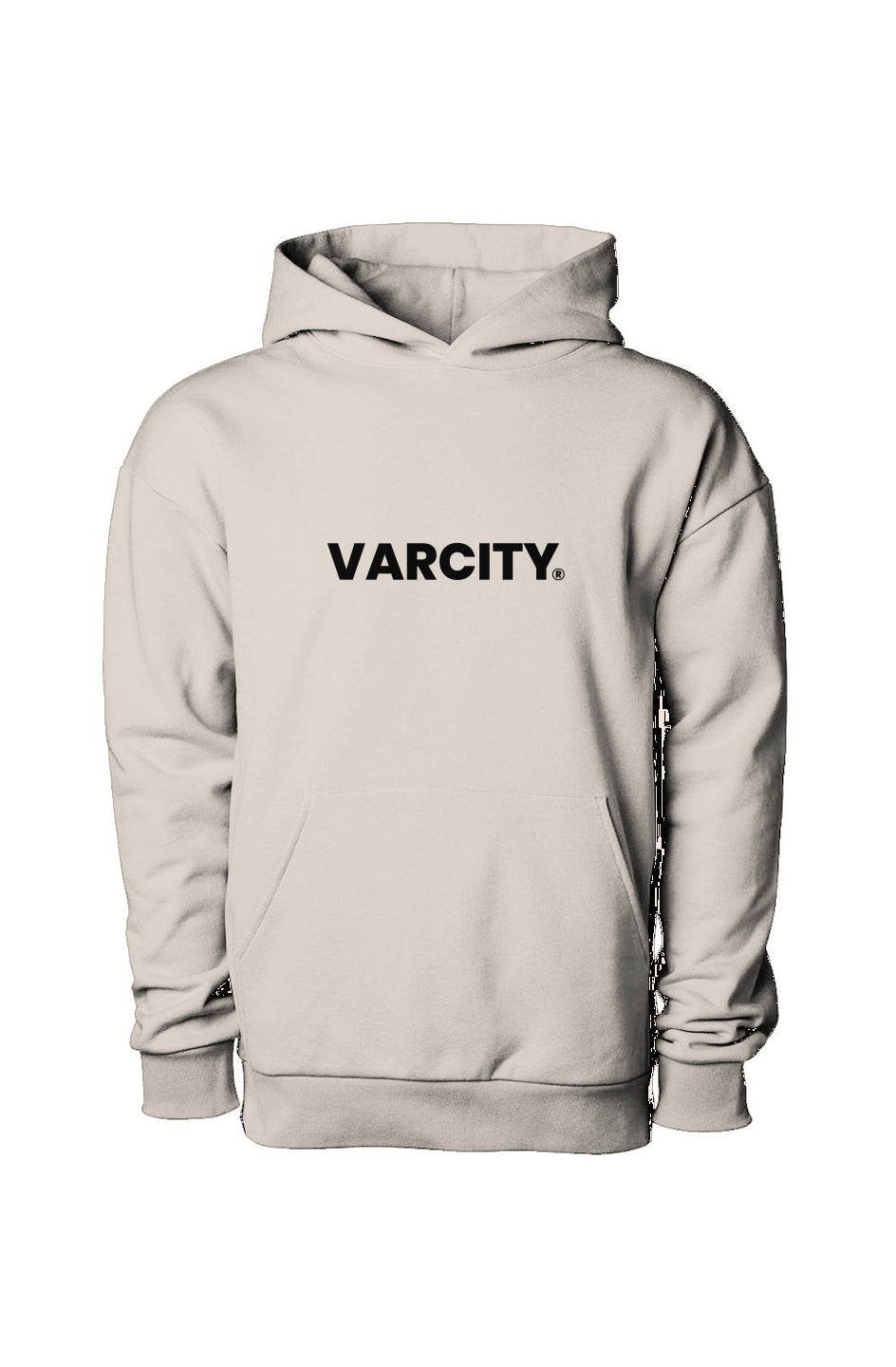 Varcity ® Fundamentals Statement Logo Hooded Sweatshirt Ivory