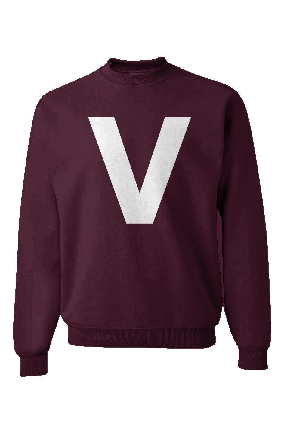 Logo Crewneck Sweatshirt Maroon