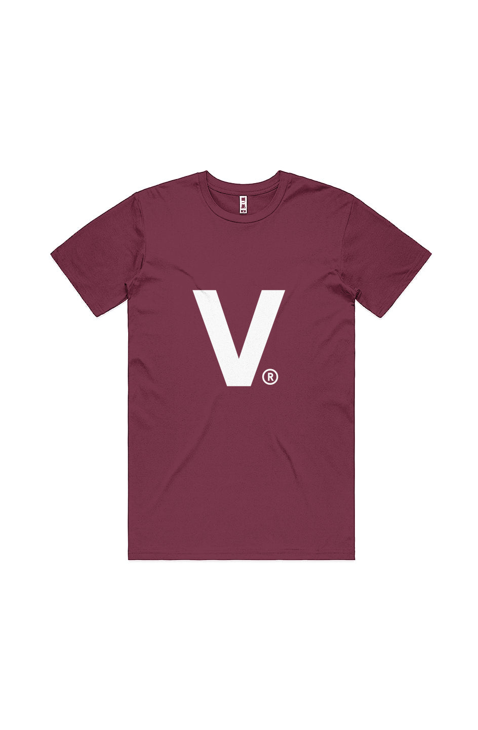 Logo Light Weight Premium Tee Burgundy