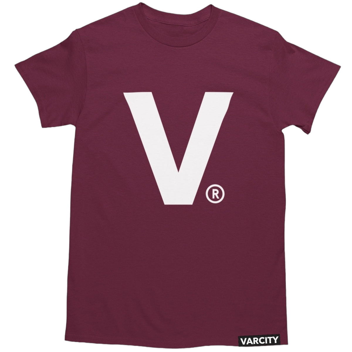 Logo Light Weight Premium Tee Burgundy