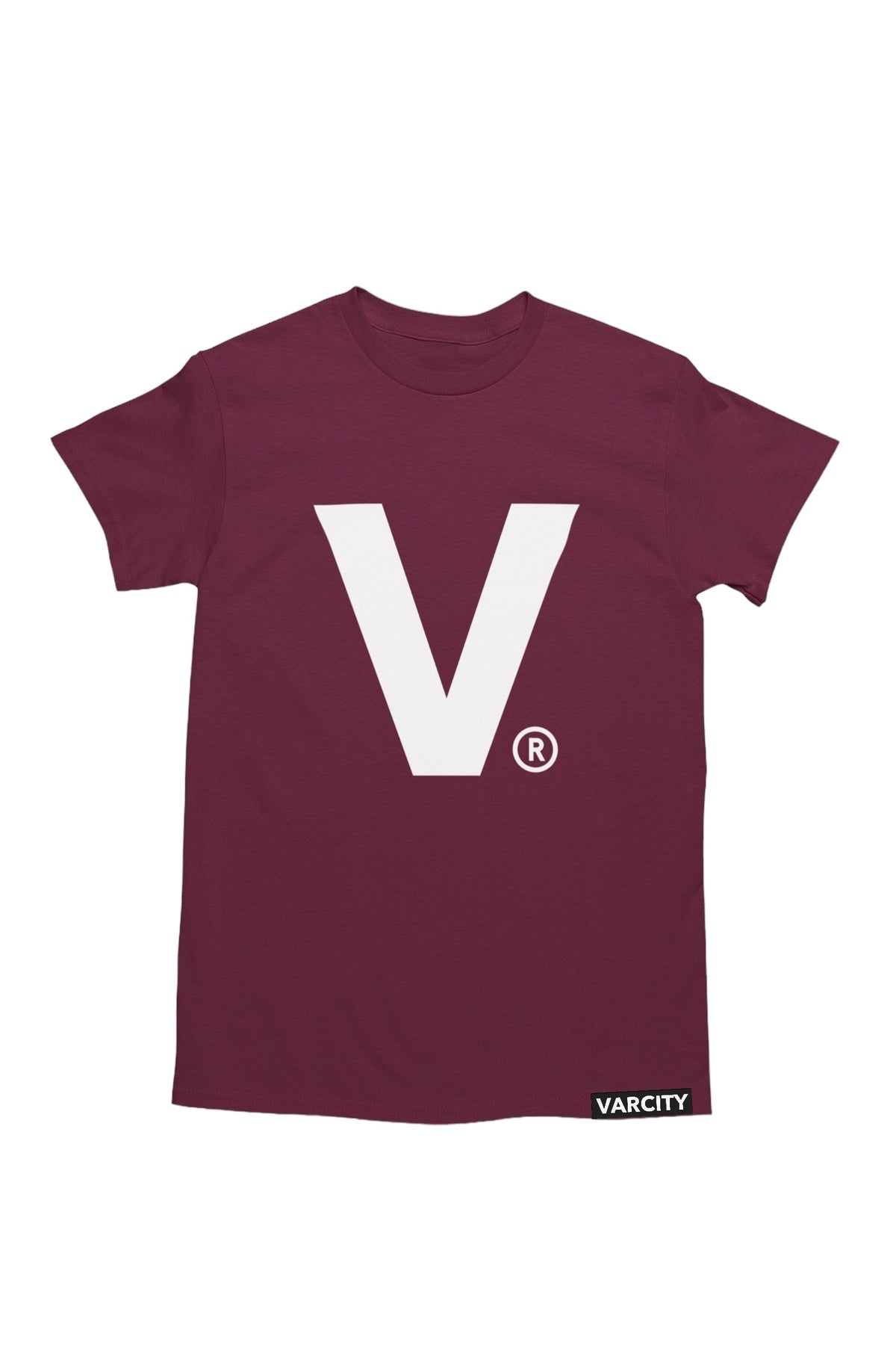 Logo Light Weight Premium Tee Burgundy