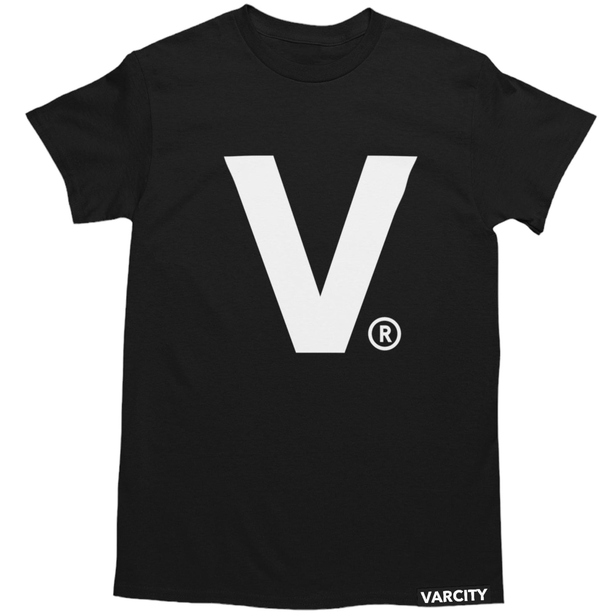 Varcity ® Fundamentals V Logo Lightweight Premium Tee Black