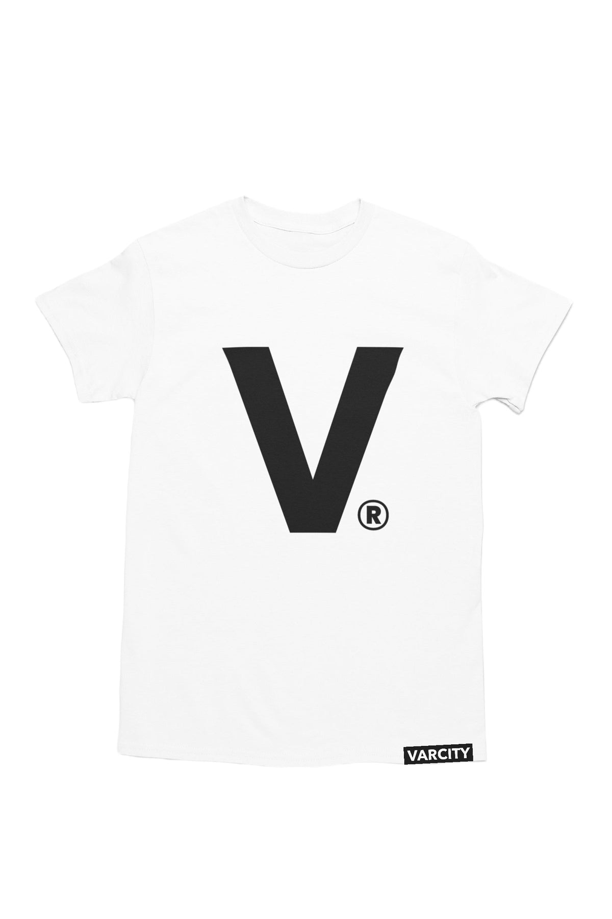 Varcity ® Fundamentals V Logo Lightweight Premium Tee White