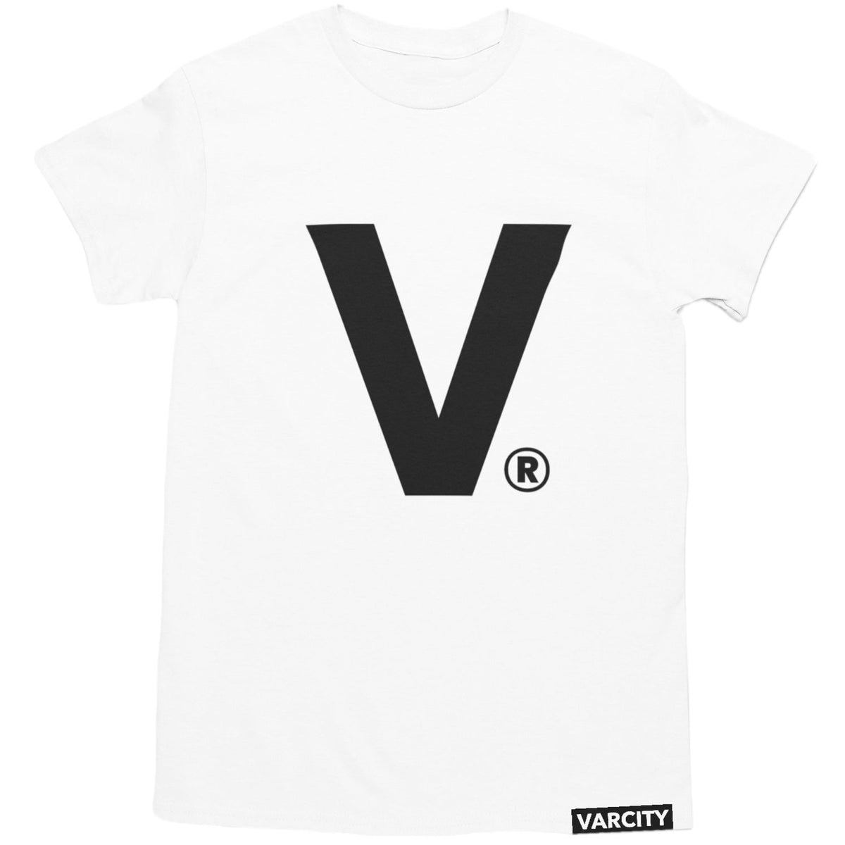 Varcity ® Fundamentals V Logo Lightweight Premium Tee White