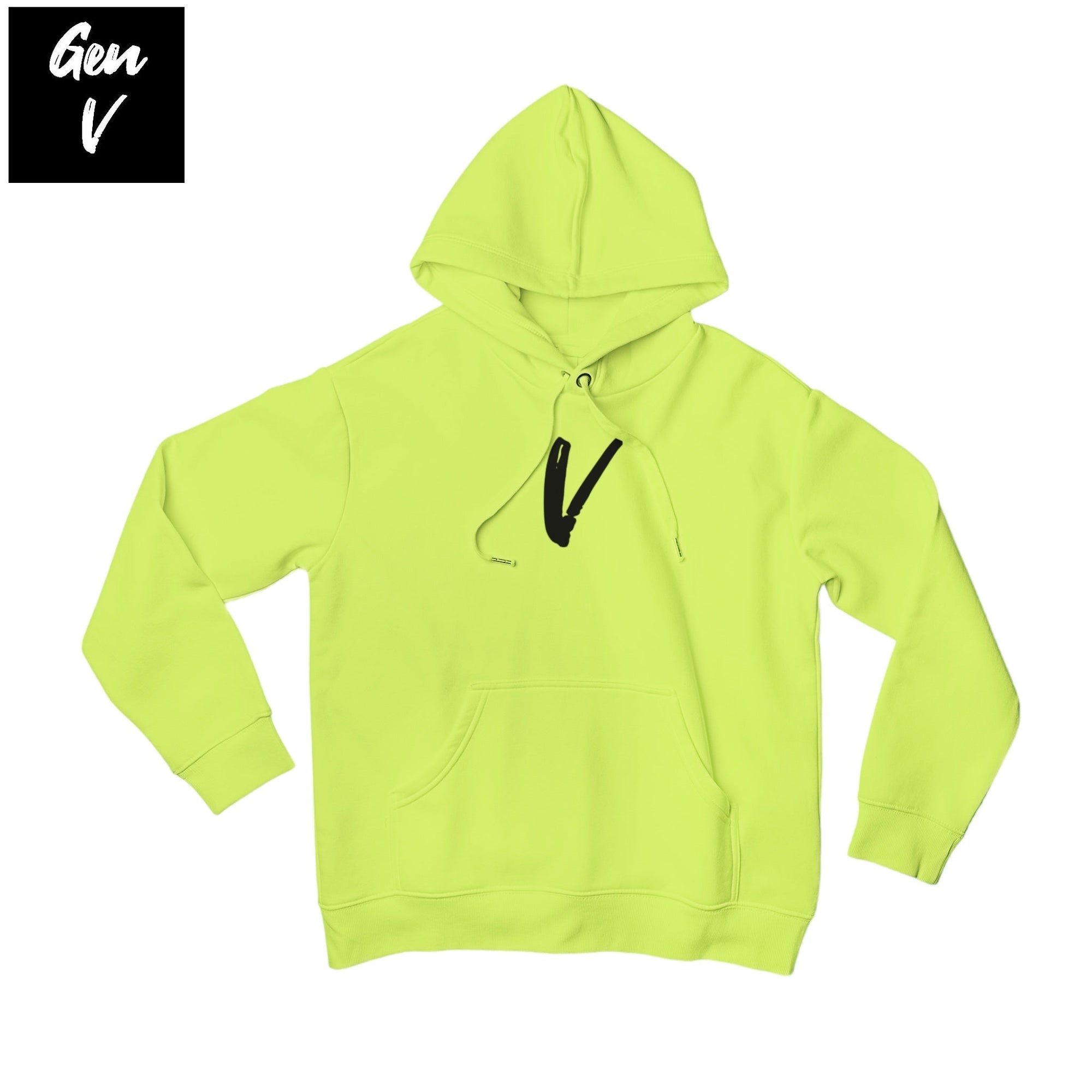 Hoodie Neon Yellow