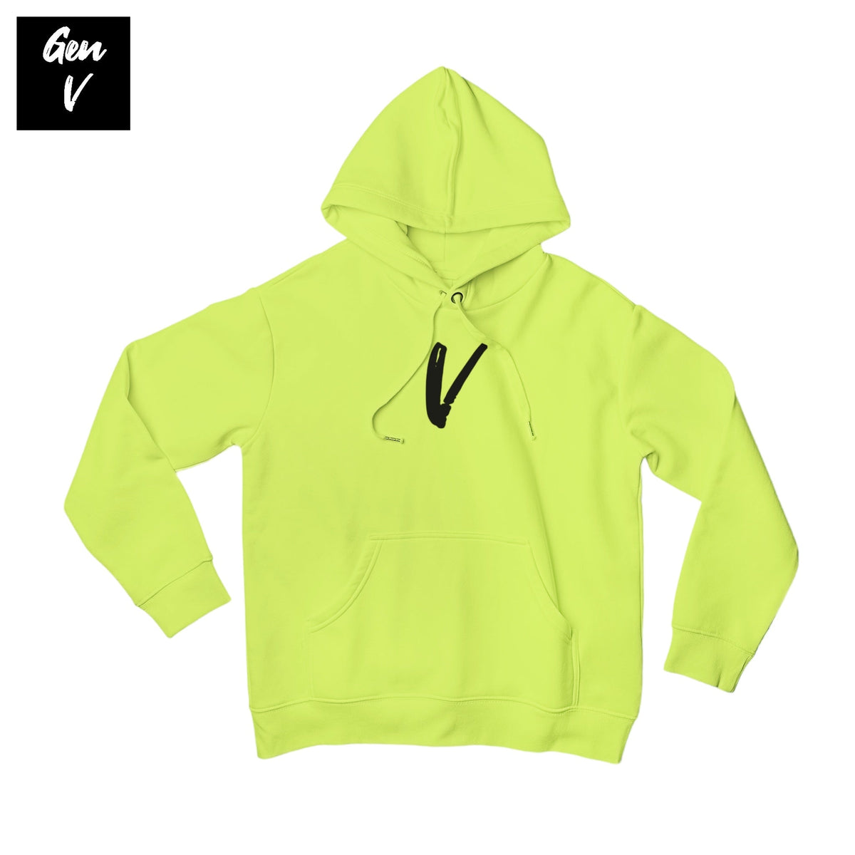 Hoodie Neon Yellow