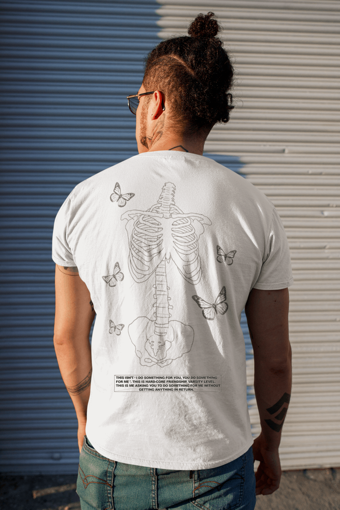 Varcity Skeleton Graphic Streetwear