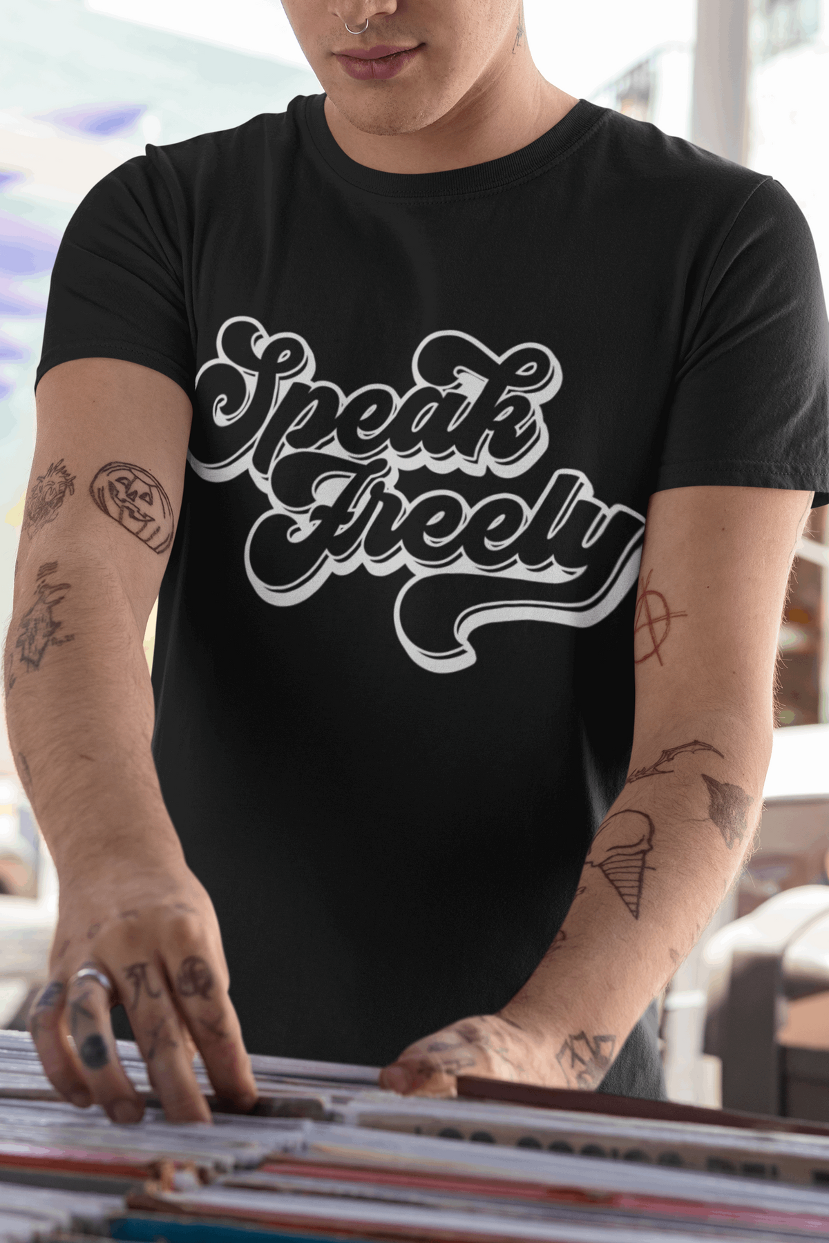 Varcity Speak Freely Streetwear Tee