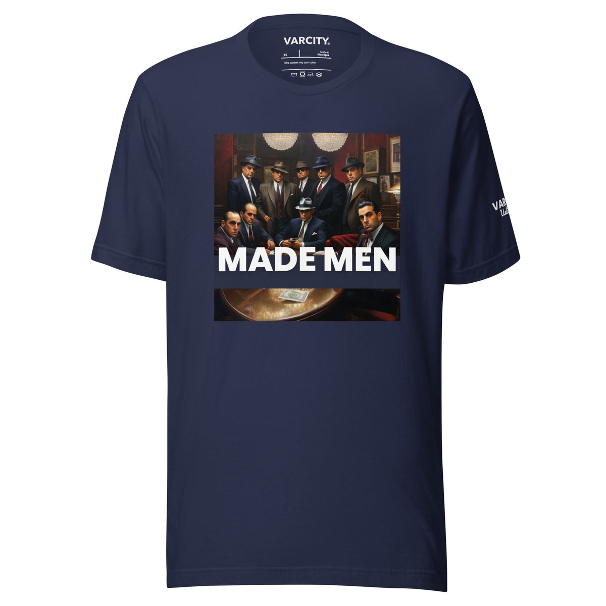 Varcity Unlimited Made Men Unisex Graphic T-Shirt Navy