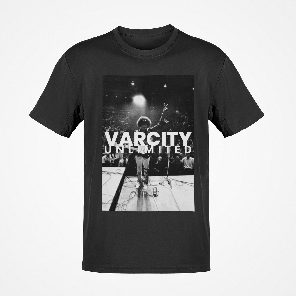 Varcity Unlimited Premium Graphic Jimi Cotton T-Shirt Black