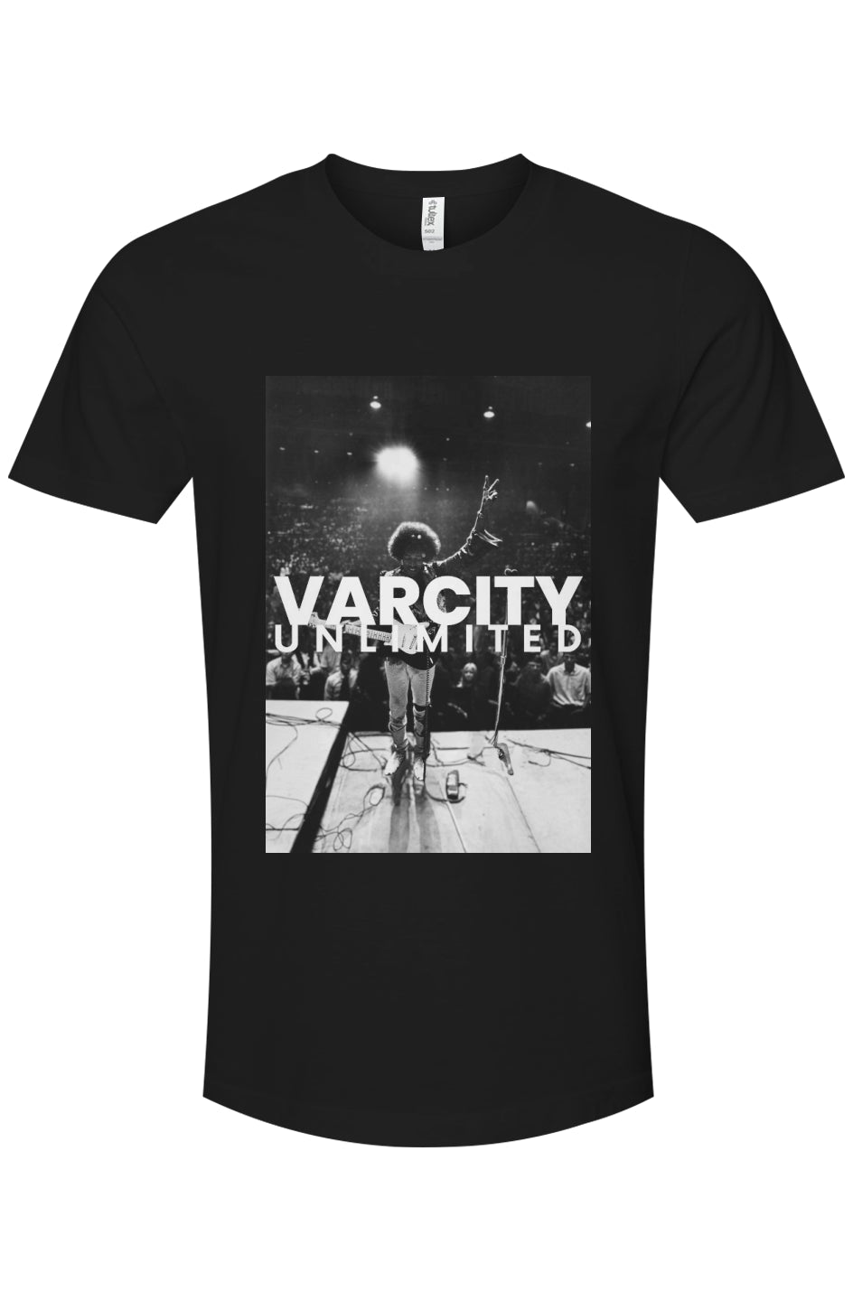 Varcity Unlimited Premium Graphic Jimi Cotton T-Shirt Black