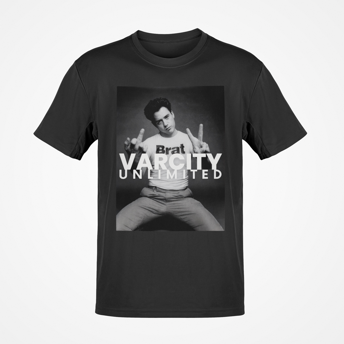 Varcity Unlimited RDJ Premium Graphic Cotton T-Shirt Black