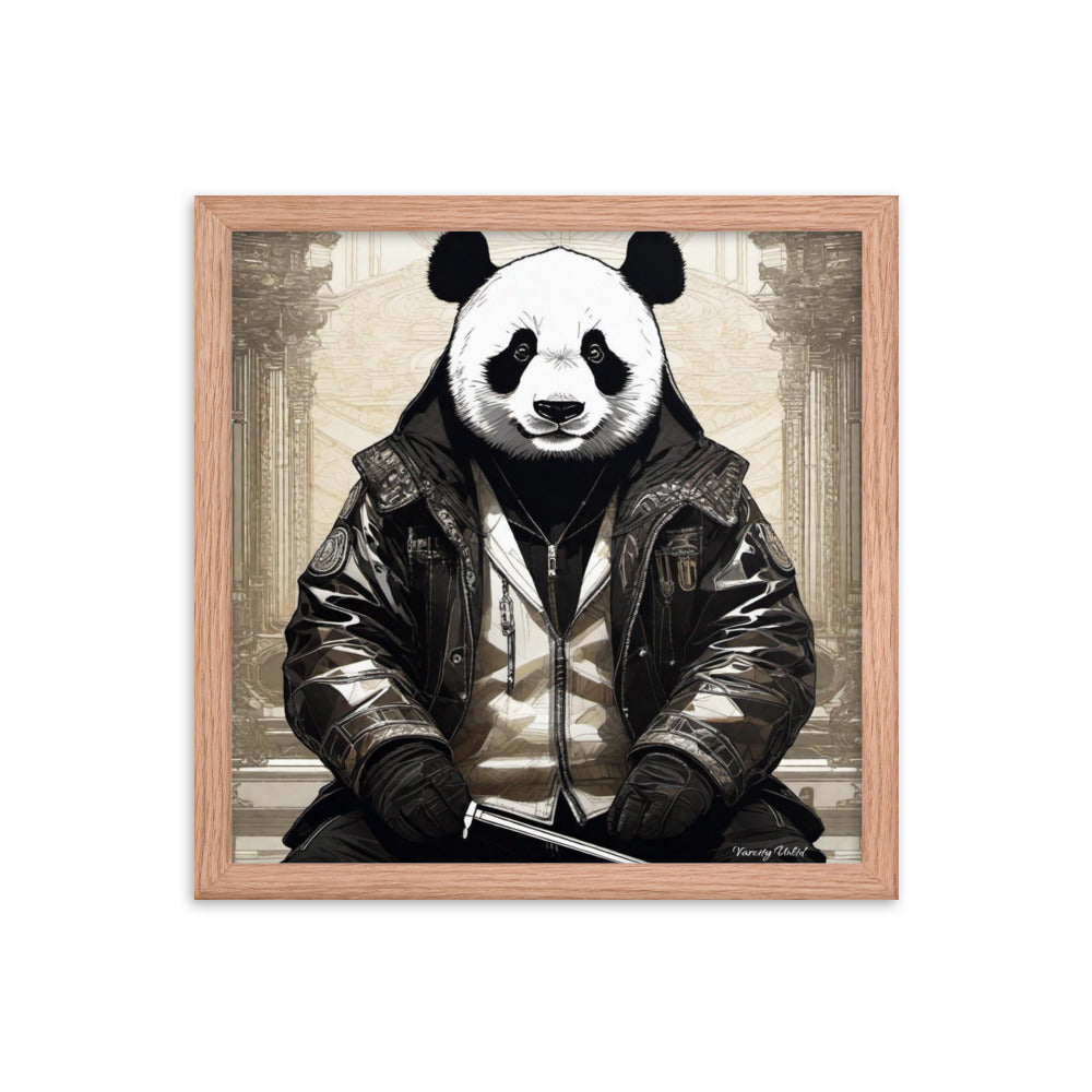 Varcity Unltd Framed Youxia Panda Matte Photo Poster