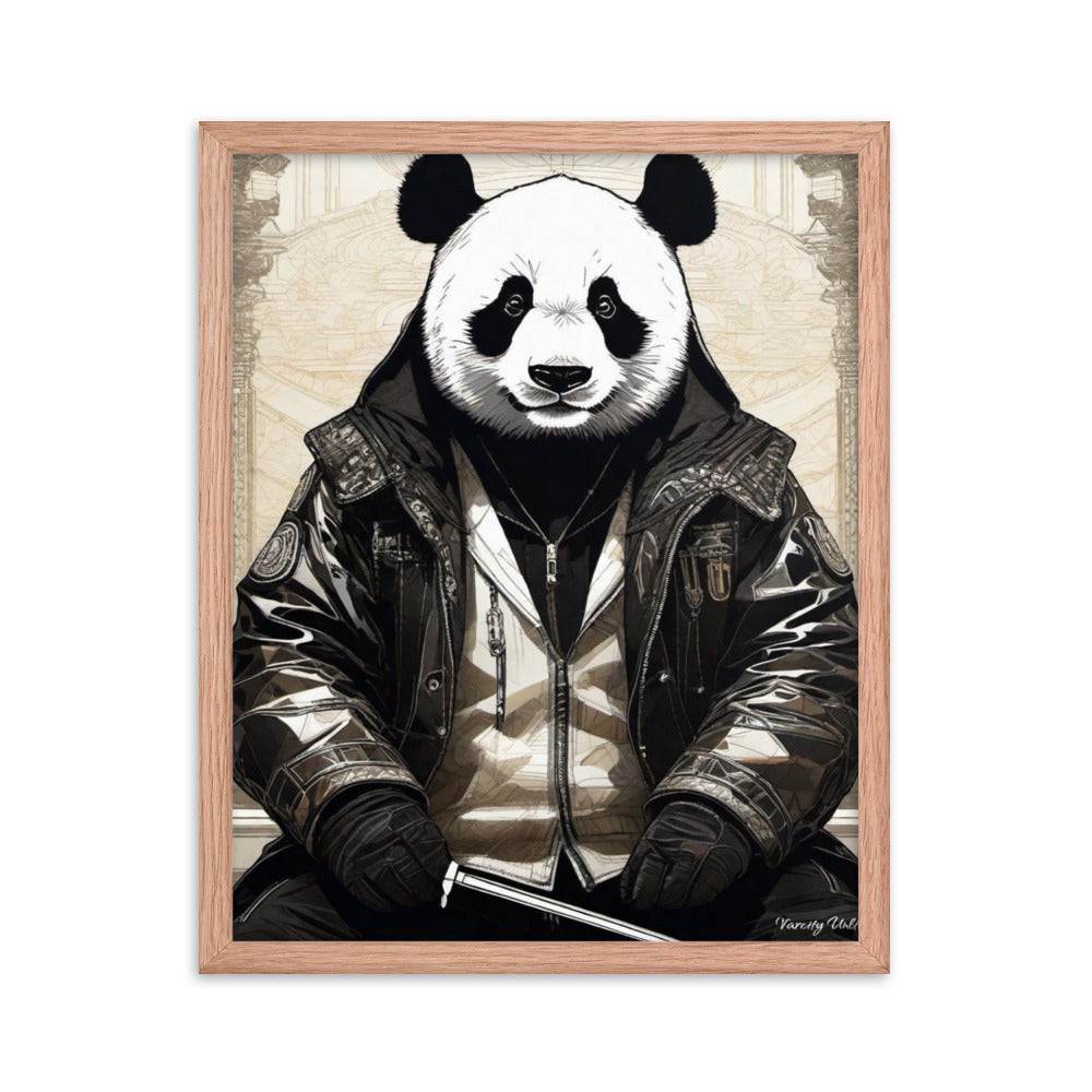 Varcity Unltd Framed Youxia Panda Matte Photo Poster