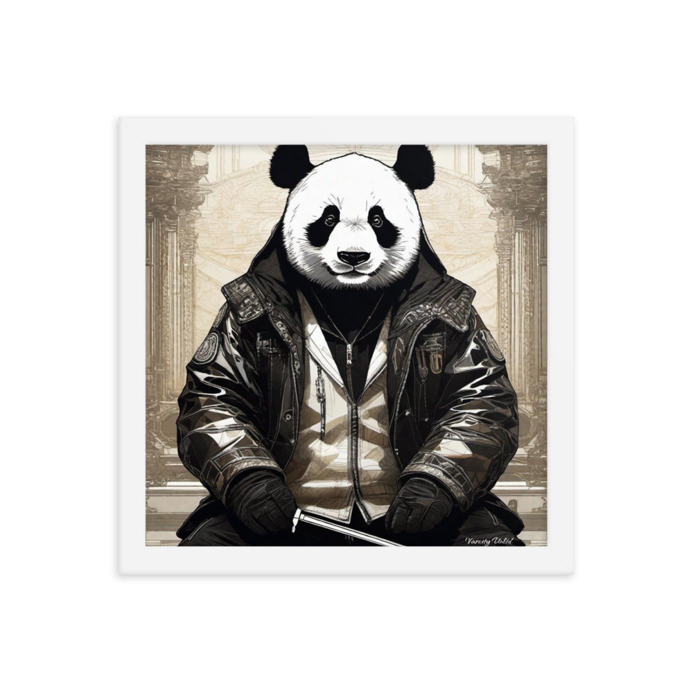 Varcity Unltd Framed Youxia Panda Matte Photo Poster