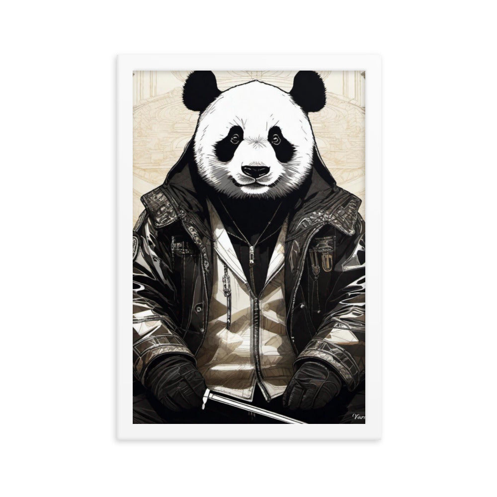 Varcity Unltd Framed Youxia Panda Matte Photo Poster