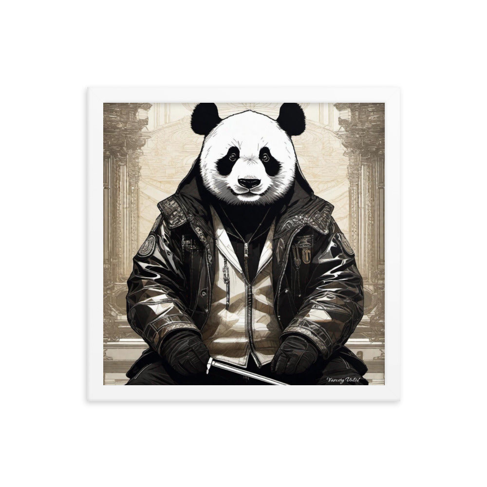 Varcity Unltd Framed Youxia Panda Matte Photo Poster