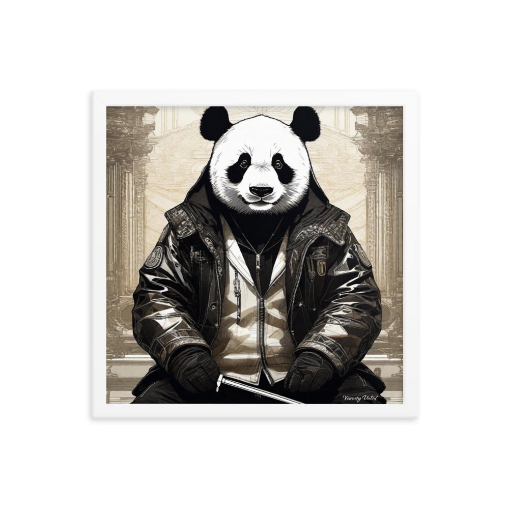 Varcity Unltd Framed Youxia Panda Matte Photo Poster