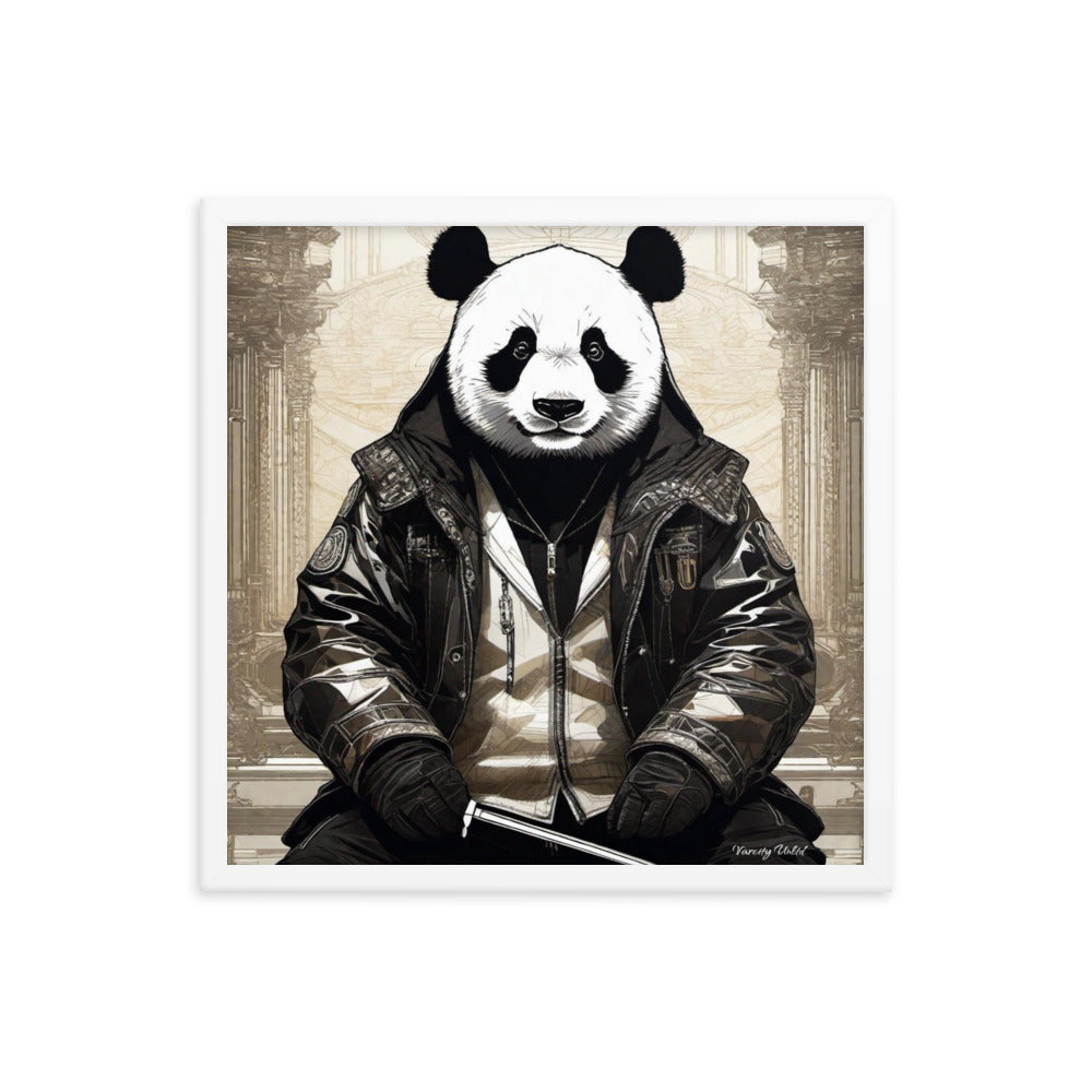 Varcity Unltd Framed Youxia Panda Matte Photo Poster