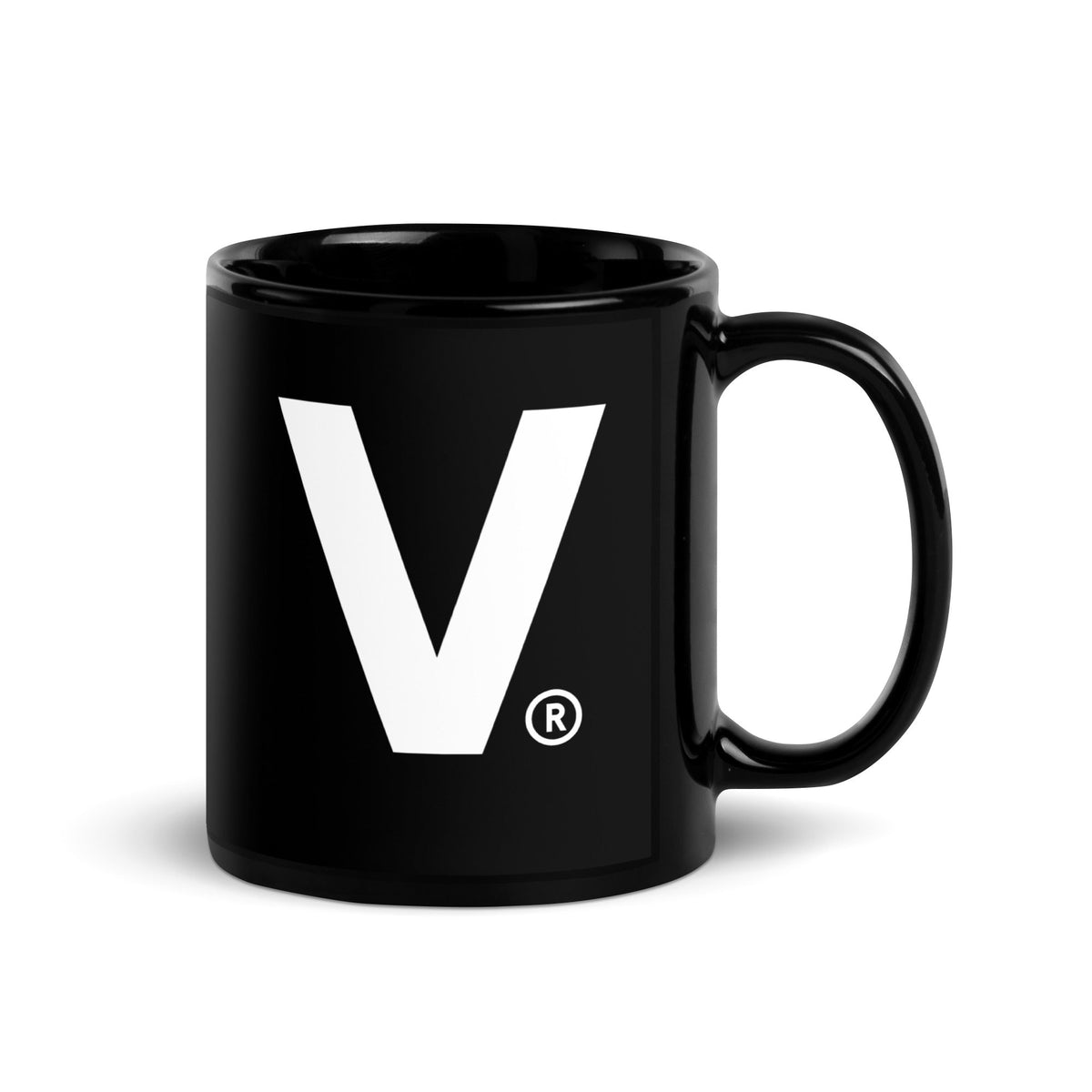 Varcity Unltd Iconic V Black Glossy Mug