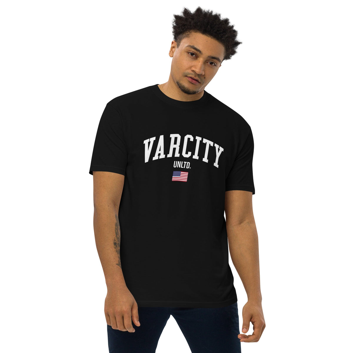 Varcity Unltd. Men’s Premium Tee Black