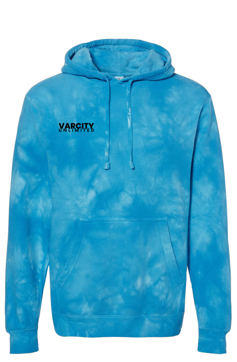 Varcity Unltd Tie Dye Aqua Blue Hoodie