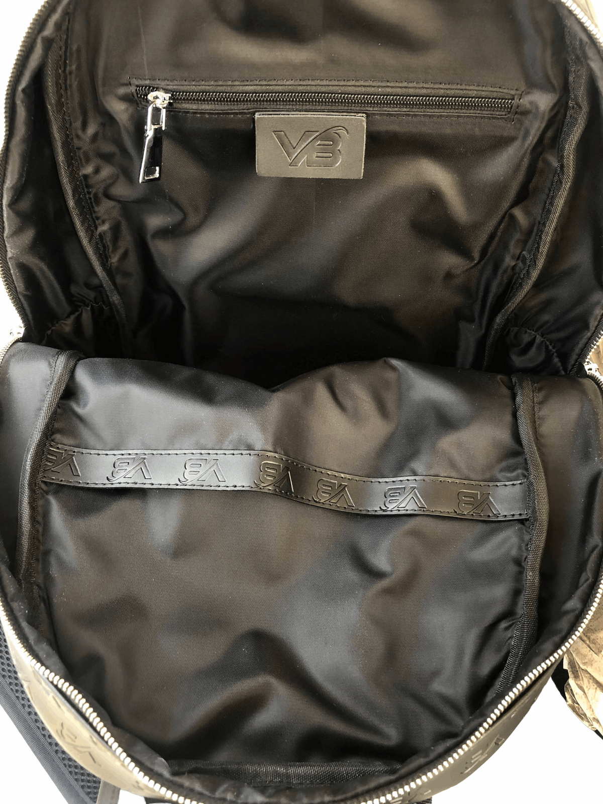 Varcity VB Embossed Monogram Leather Backpack