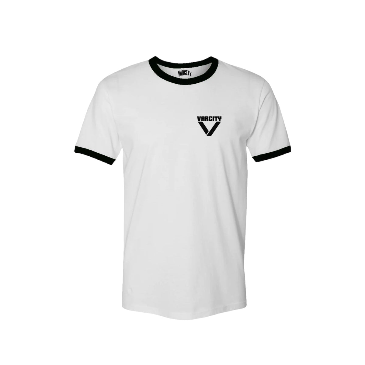 Vintage Varcity ® ￼Ringer Tee White