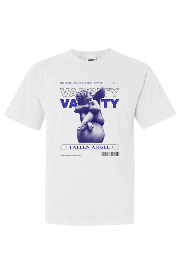 Varcity ® ￼Rebellious Fallen Angel T Shirt White